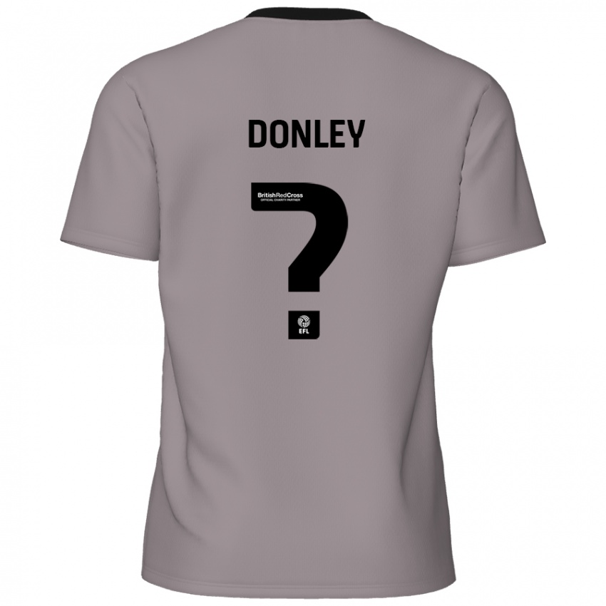 Niño Camiseta Jamie Donley #0 Gris 2ª Equipación 2024/25 La Camisa Perú