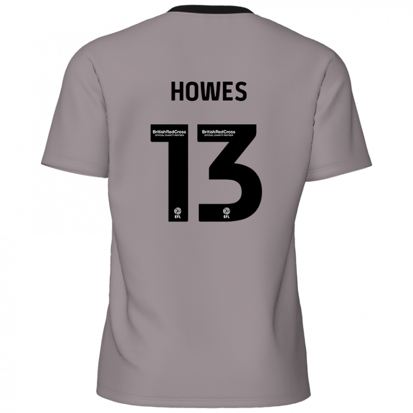 Niño Camiseta Sam Howes #13 Gris 2ª Equipación 2024/25 La Camisa Perú