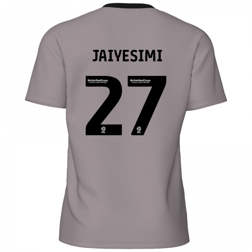 Niño Camiseta Diallang Jaiyesimi #27 Gris 2ª Equipación 2024/25 La Camisa Perú