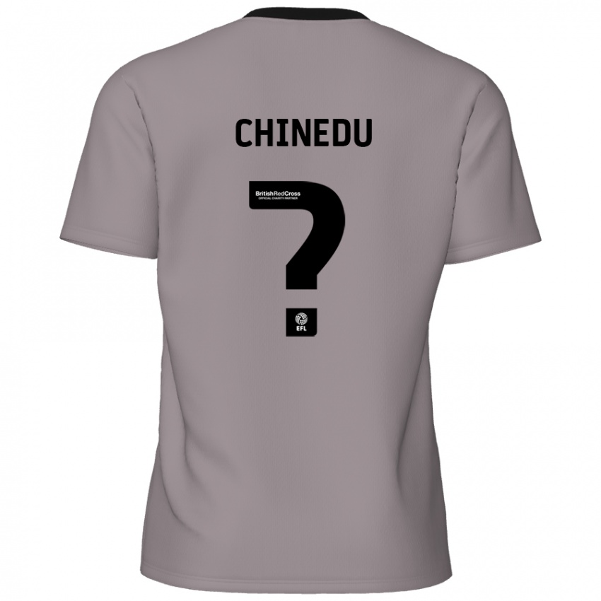 Niño Camiseta Phillip Chinedu #0 Gris 2ª Equipación 2024/25 La Camisa Perú