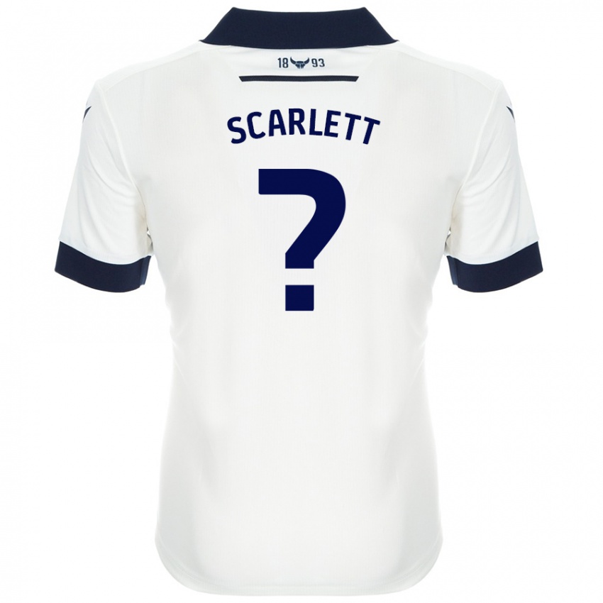 Niño Camiseta Dane Scarlett #0 Blanco Azul Marino 2ª Equipación 2024/25 La Camisa Perú