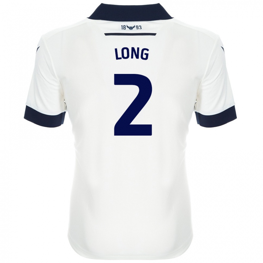 Niño Camiseta Sam Long #2 Blanco Azul Marino 2ª Equipación 2024/25 La Camisa Perú