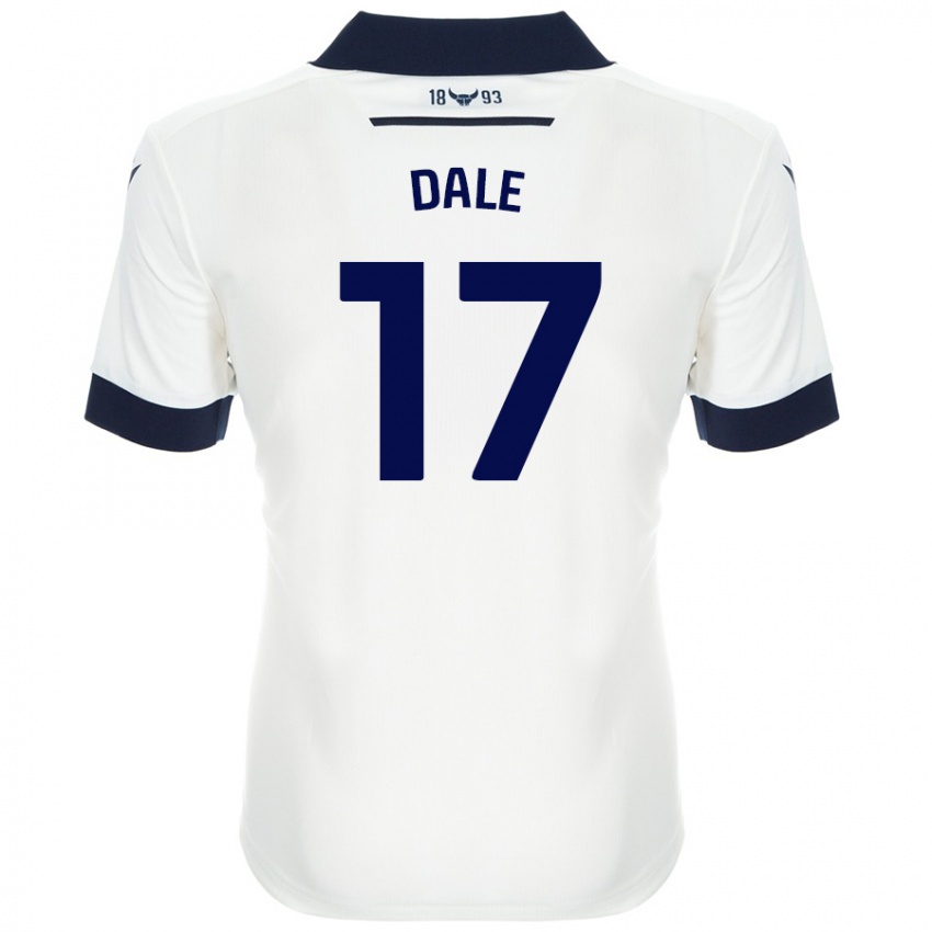 Niño Camiseta Owen Dale #17 Blanco Azul Marino 2ª Equipación 2024/25 La Camisa Perú