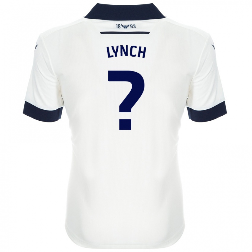 Niño Camiseta Bobby Lynch #0 Blanco Azul Marino 2ª Equipación 2024/25 La Camisa Perú