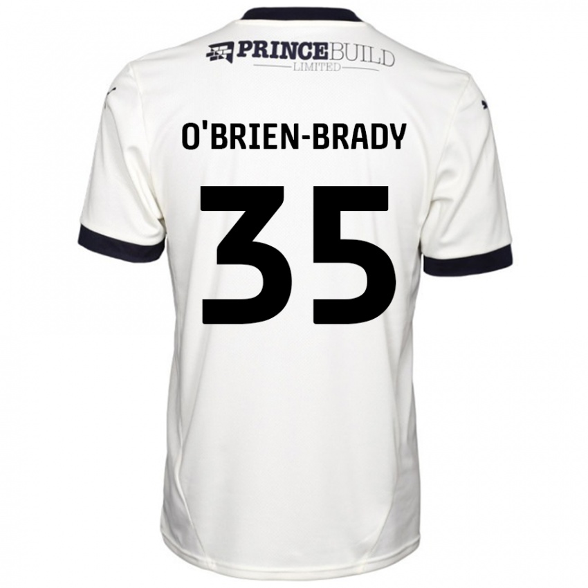 Niño Camiseta Donay O'brien-Brady #35 Blanquecino Negro 2ª Equipación 2024/25 La Camisa Perú