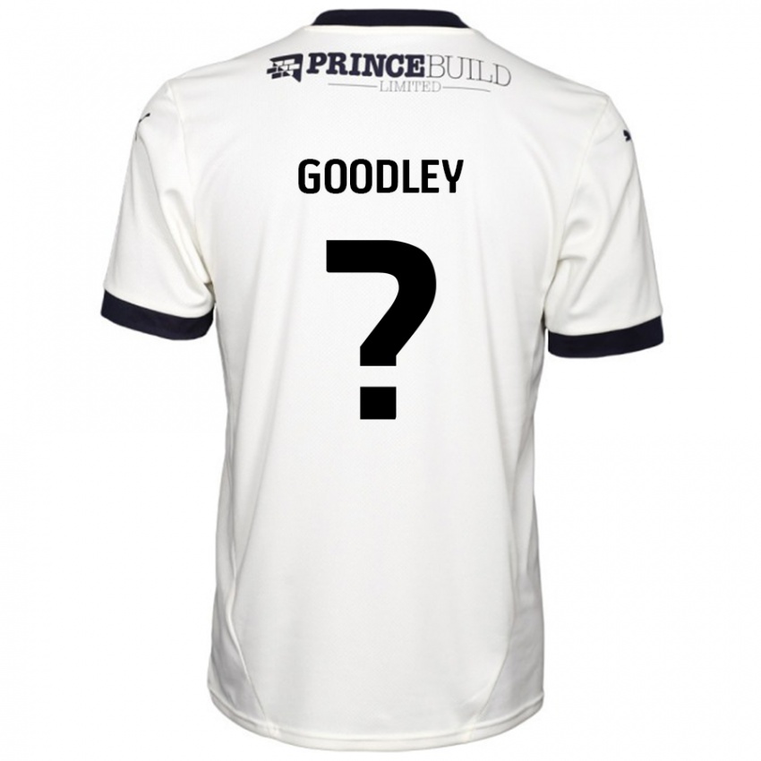 Niño Camiseta Jacob Goodley #0 Blanquecino Negro 2ª Equipación 2024/25 La Camisa Perú