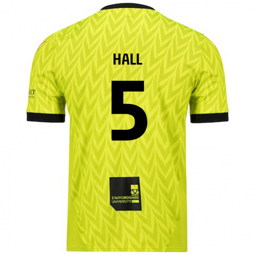 Niño Camiseta Connor Hall #5 Verde Fluorescente 2ª Equipación 2024/25 La Camisa Perú