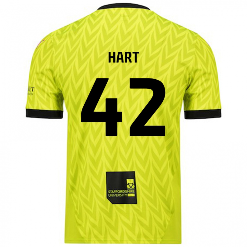 Niño Camiseta Sam Hart #42 Verde Fluorescente 2ª Equipación 2024/25 La Camisa Perú