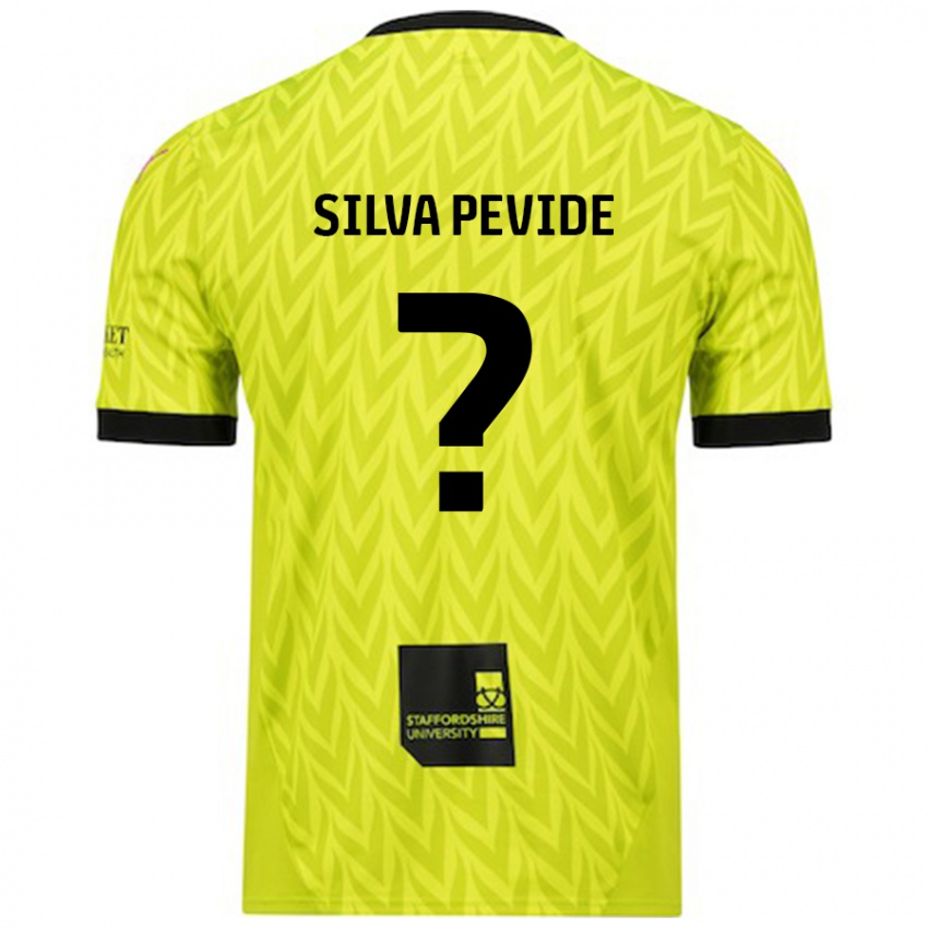 Niño Camiseta Joao Silva Pevide #0 Verde Fluorescente 2ª Equipación 2024/25 La Camisa Perú