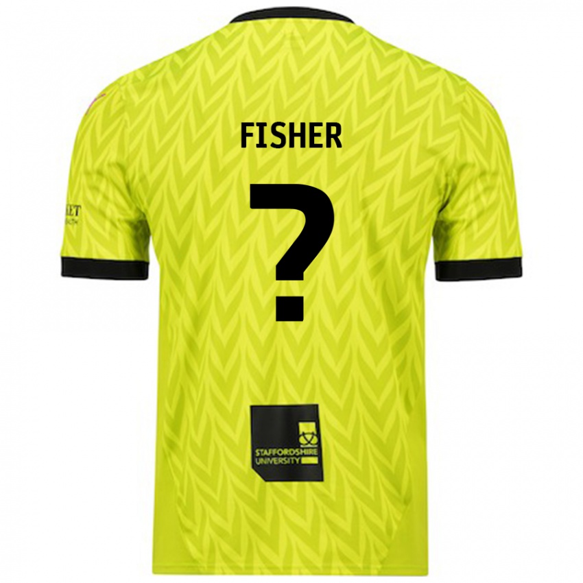 Niño Camiseta Elijah Fisher #0 Verde Fluorescente 2ª Equipación 2024/25 La Camisa Perú