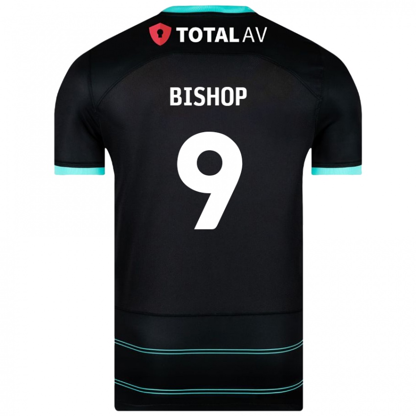 Niño Camiseta Colby Bishop #9 Negro 2ª Equipación 2024/25 La Camisa Perú