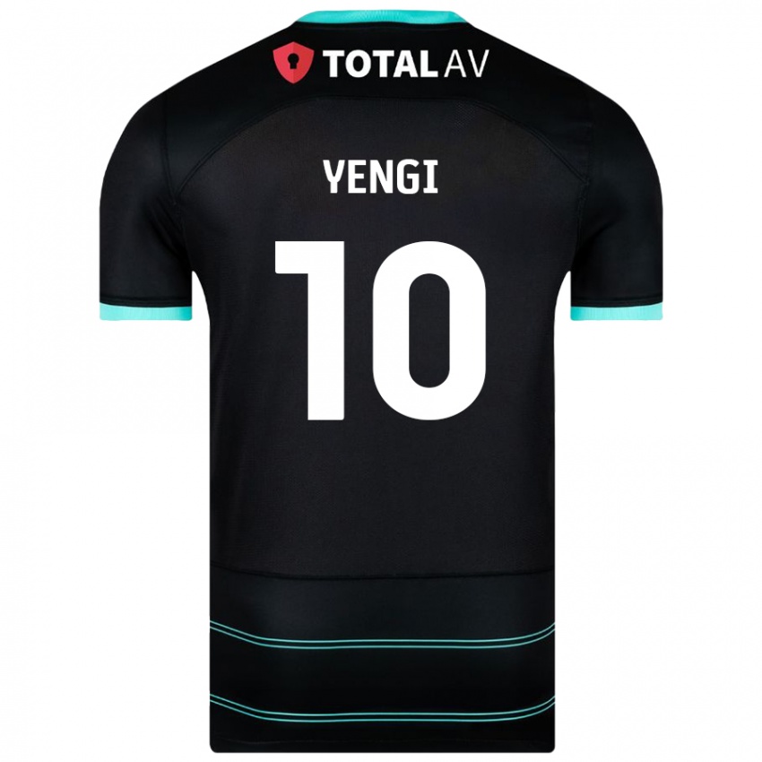 Niño Camiseta Kusini Yengi #10 Negro 2ª Equipación 2024/25 La Camisa Perú