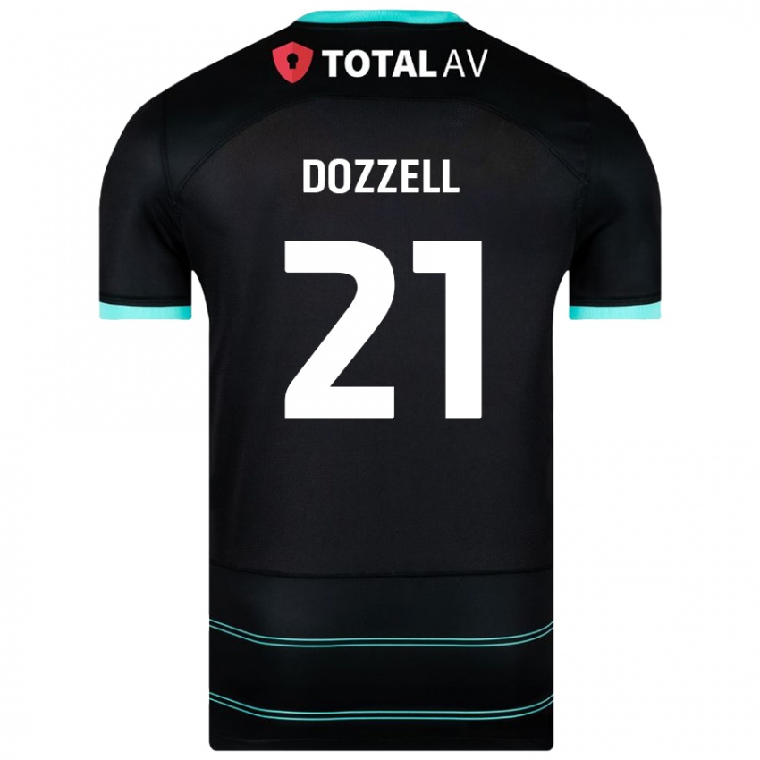 Niño Camiseta Andre Dozzell #21 Negro 2ª Equipación 2024/25 La Camisa Perú