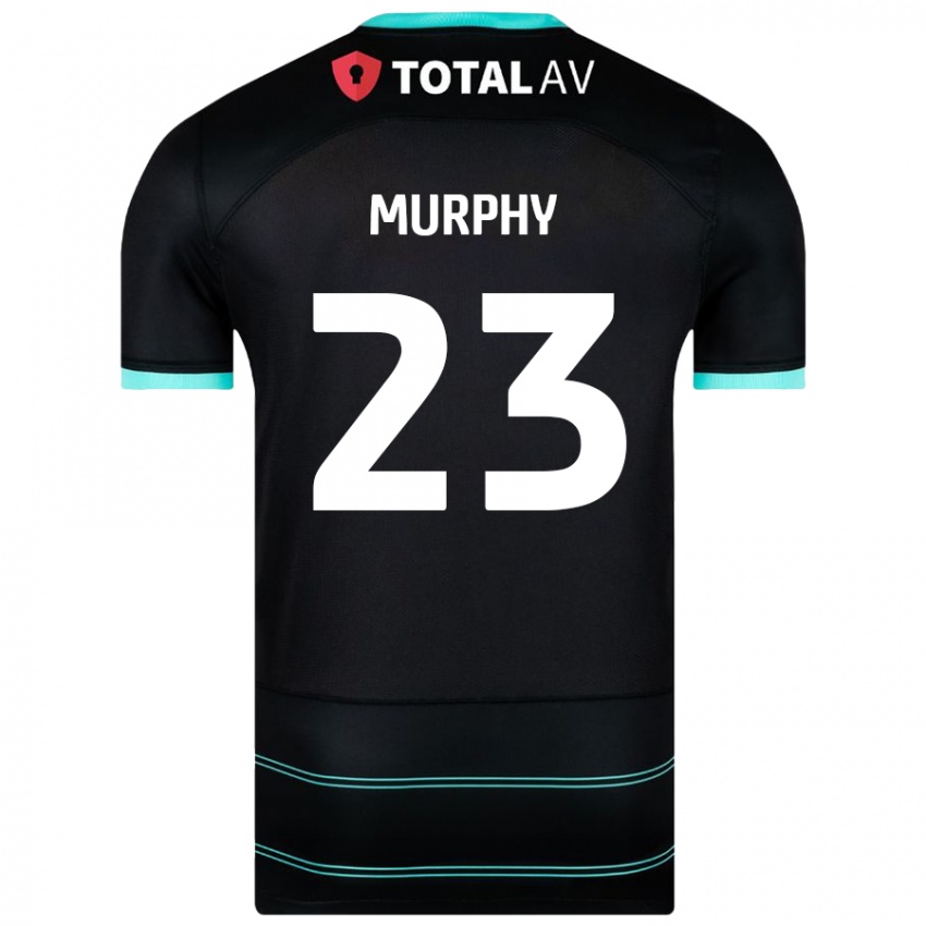 Niño Camiseta Josh Murphy #23 Negro 2ª Equipación 2024/25 La Camisa Perú