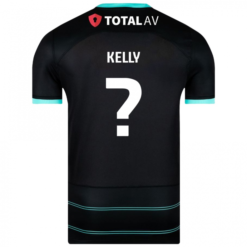 Niño Camiseta Liam Kelly #0 Negro 2ª Equipación 2024/25 La Camisa Perú