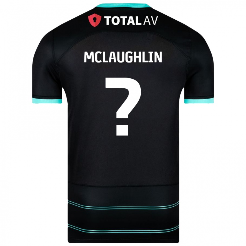 Niño Camiseta Erin Mclaughlin #0 Negro 2ª Equipación 2024/25 La Camisa Perú