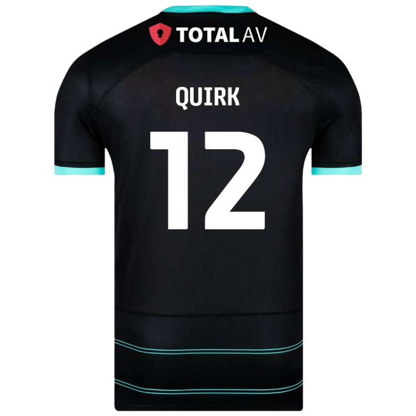 Niño Camiseta Sophie Quirk #12 Negro 2ª Equipación 2024/25 La Camisa Perú