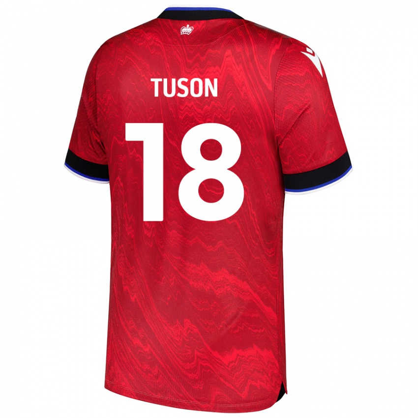 Niño Camiseta Freya Meadows-Tuson #18 Rojo Negro 2ª Equipación 2024/25 La Camisa Perú