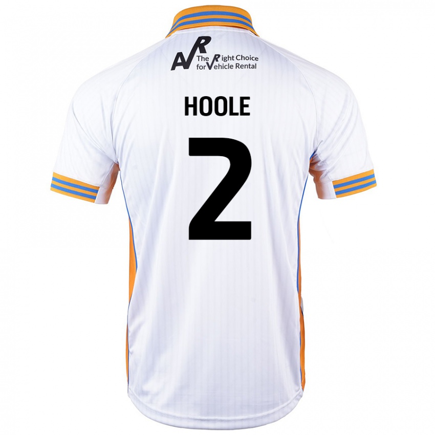 Niño Camiseta Luca Hoole #2 Blanco 2ª Equipación 2024/25 La Camisa Perú