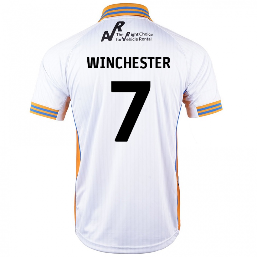 Niño Camiseta Carl Winchester #7 Blanco 2ª Equipación 2024/25 La Camisa Perú