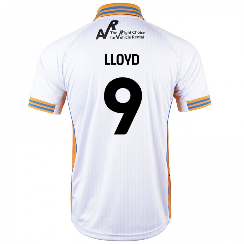 Niño Camiseta George Lloyd #9 Blanco 2ª Equipación 2024/25 La Camisa Perú