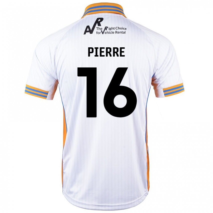 Niño Camiseta Aaron Pierre #16 Blanco 2ª Equipación 2024/25 La Camisa Perú