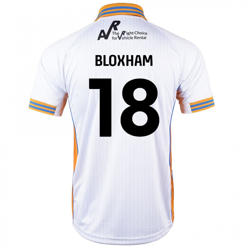 Niño Camiseta Tom Bloxham #18 Blanco 2ª Equipación 2024/25 La Camisa Perú