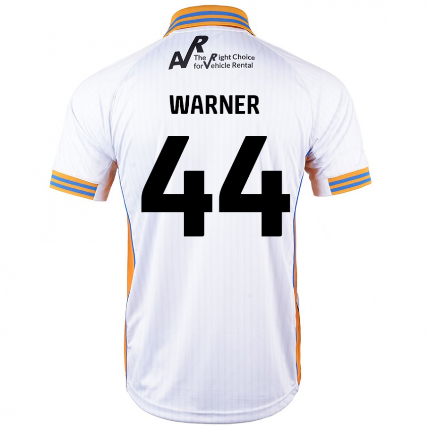 Niño Camiseta James Warner #44 Blanco 2ª Equipación 2024/25 La Camisa Perú