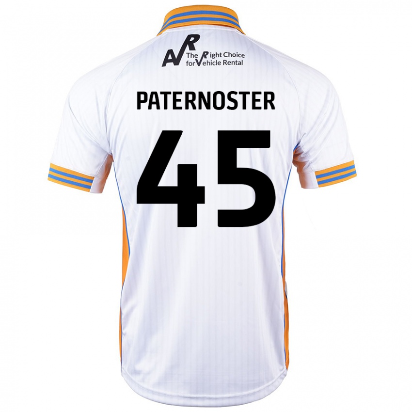 Niño Camiseta Vladimir Paternoster #45 Blanco 2ª Equipación 2024/25 La Camisa Perú