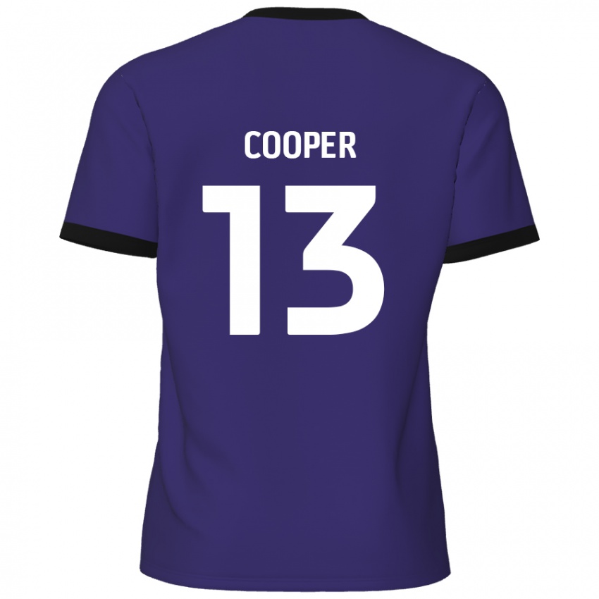 Niño Camiseta Murphy Cooper #13 Púrpura 2ª Equipación 2024/25 La Camisa Perú