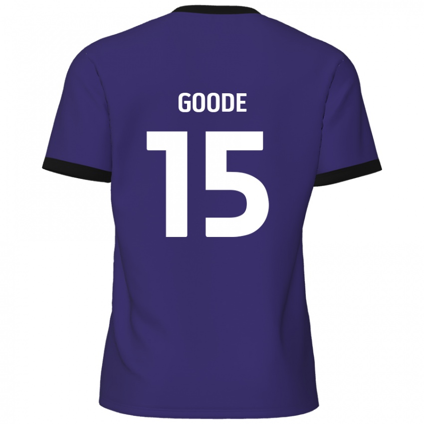 Niño Camiseta Charlie Goode #15 Púrpura 2ª Equipación 2024/25 La Camisa Perú