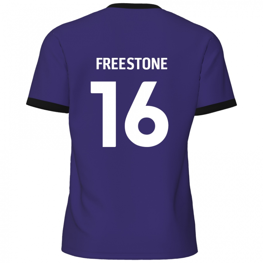 Niño Camiseta Lewis Freestone #16 Púrpura 2ª Equipación 2024/25 La Camisa Perú