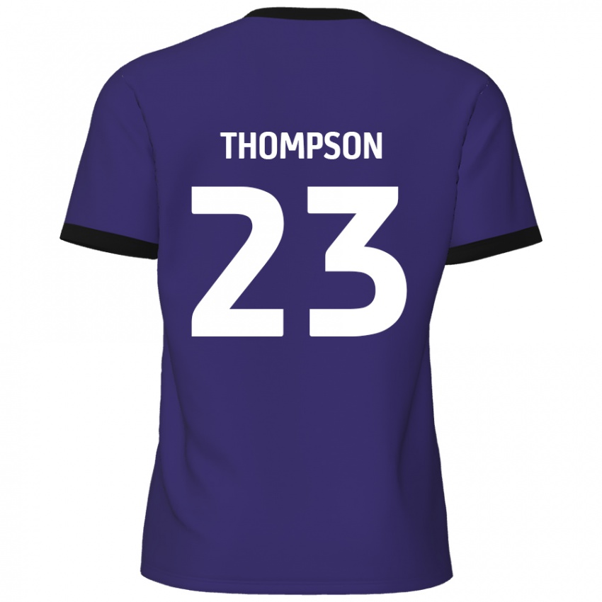 Niño Camiseta Louis Thompson #23 Púrpura 2ª Equipación 2024/25 La Camisa Perú