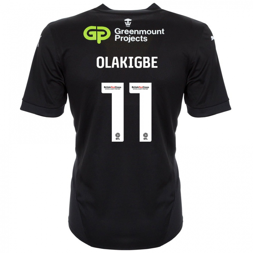 Niño Camiseta Michael Olakigbe #11 Negro 2ª Equipación 2024/25 La Camisa Perú