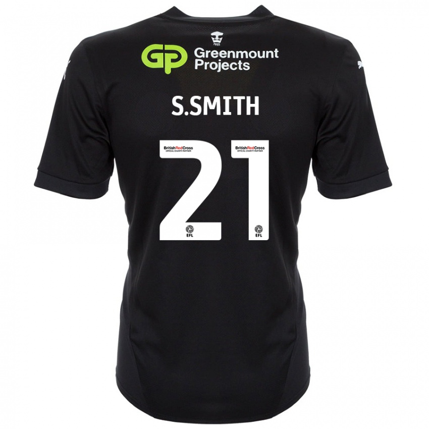 Niño Camiseta Scott Smith #21 Negro 2ª Equipación 2024/25 La Camisa Perú