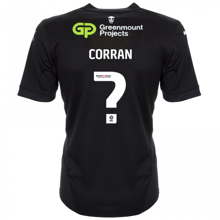 Niño Camiseta Matthew Corran #0 Negro 2ª Equipación 2024/25 La Camisa Perú