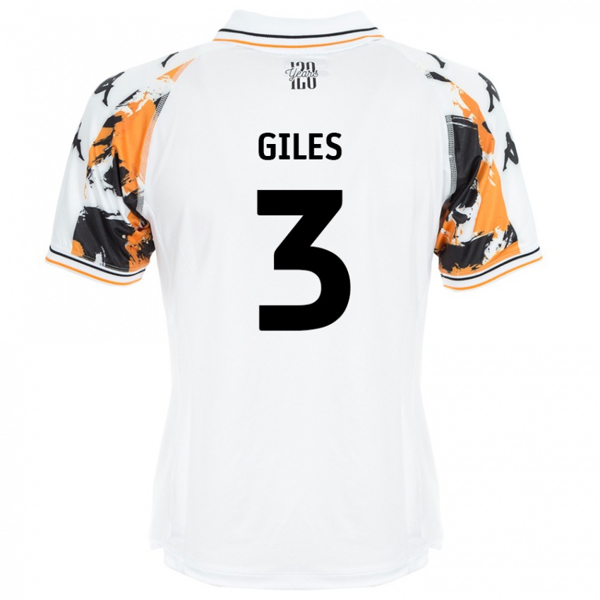 Niño Camiseta Ryan Giles #3 Blanco 2ª Equipación 2024/25 La Camisa Perú