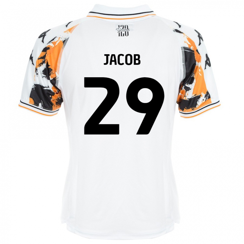 Niño Camiseta Matty Jacob #29 Blanco 2ª Equipación 2024/25 La Camisa Perú