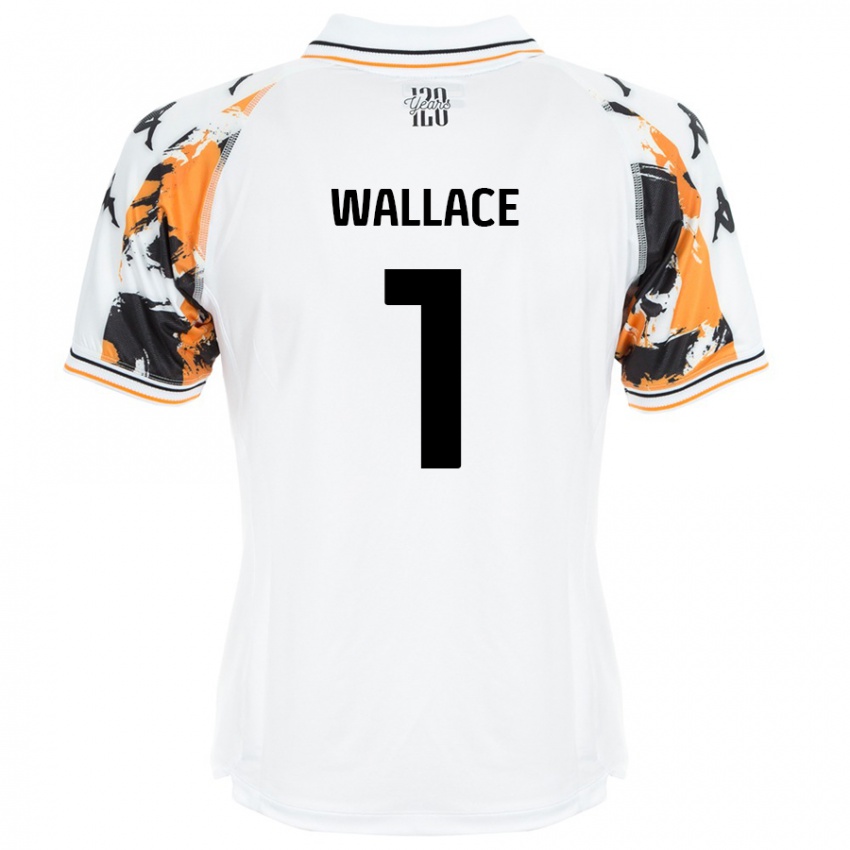 Niño Camiseta Abbi Wallace #1 Blanco 2ª Equipación 2024/25 La Camisa Perú