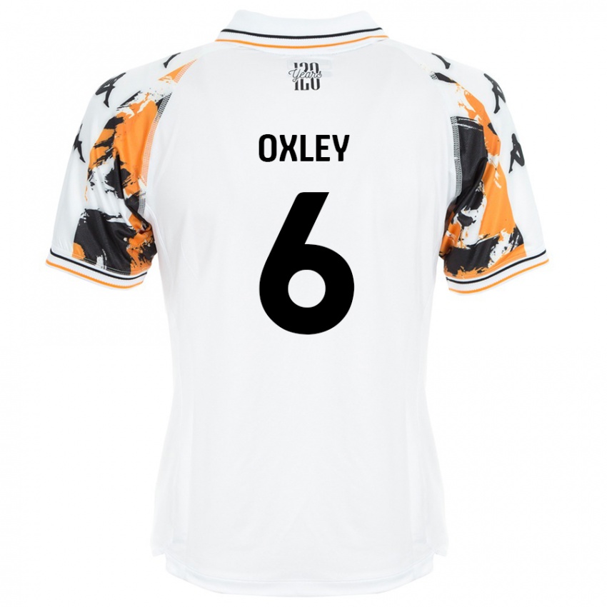 Niño Camiseta Tilly Oxley #6 Blanco 2ª Equipación 2024/25 La Camisa Perú