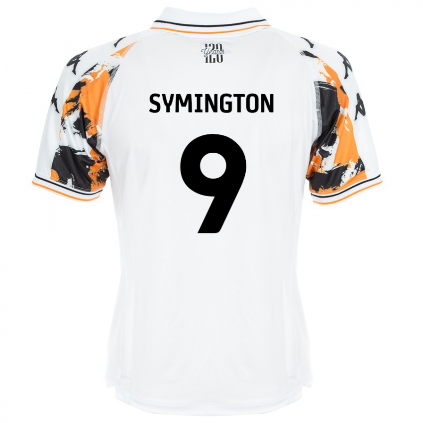 Niño Camiseta Jo Symington #9 Blanco 2ª Equipación 2024/25 La Camisa Perú