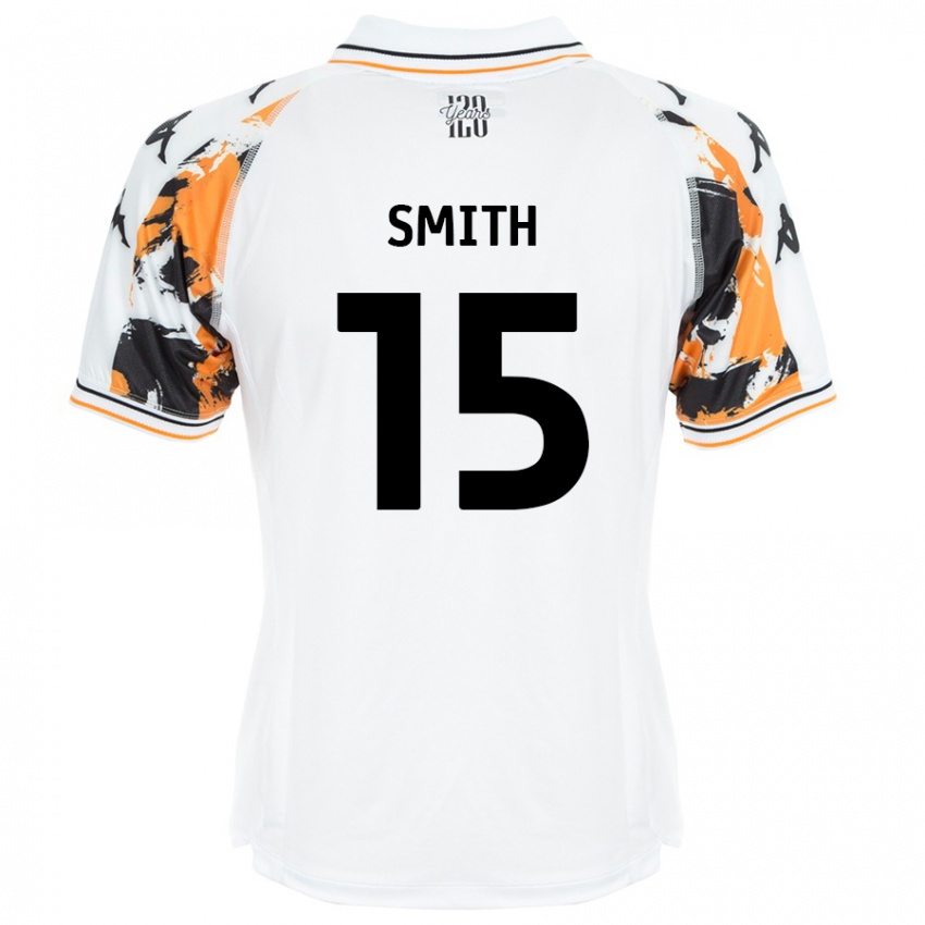 Niño Camiseta Suey Smith #15 Blanco 2ª Equipación 2024/25 La Camisa Perú