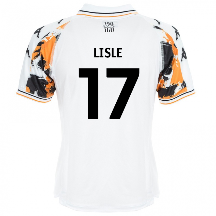 Niño Camiseta Mary Lisle #17 Blanco 2ª Equipación 2024/25 La Camisa Perú