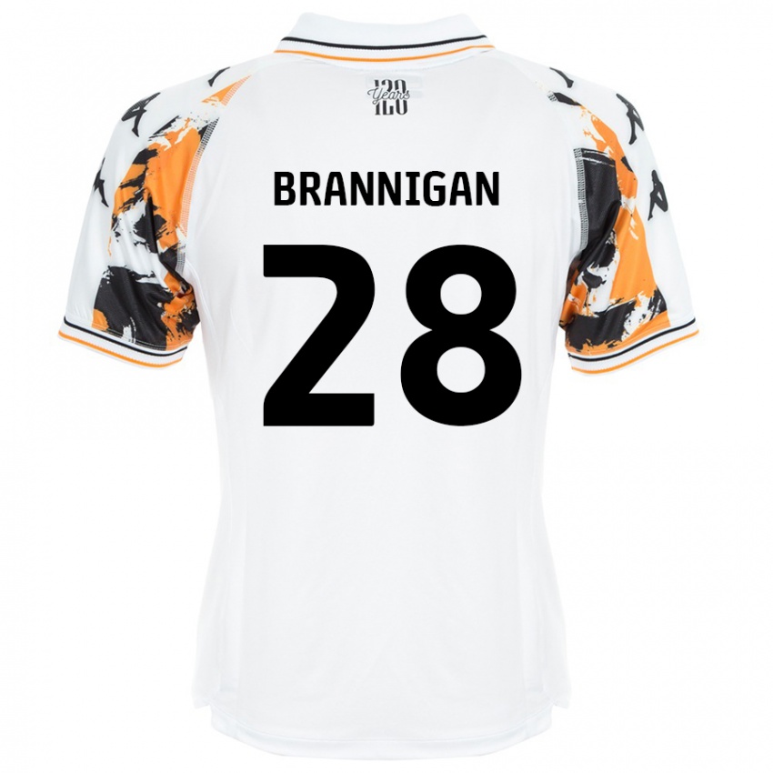 Niño Camiseta Aoife Brannigan #28 Blanco 2ª Equipación 2024/25 La Camisa Perú