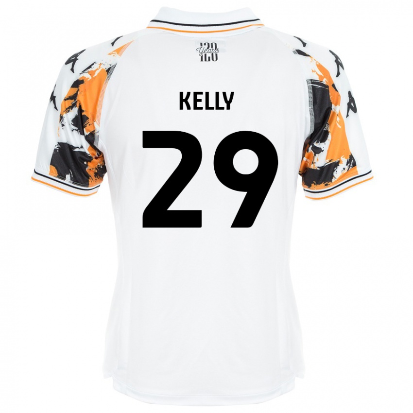 Niño Camiseta Ace Kelly #29 Blanco 2ª Equipación 2024/25 La Camisa Perú