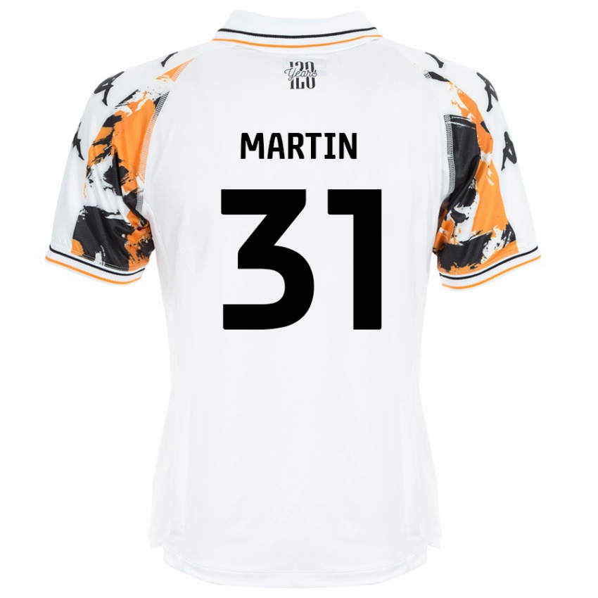 Niño Camiseta Faith Martin #31 Blanco 2ª Equipación 2024/25 La Camisa Perú