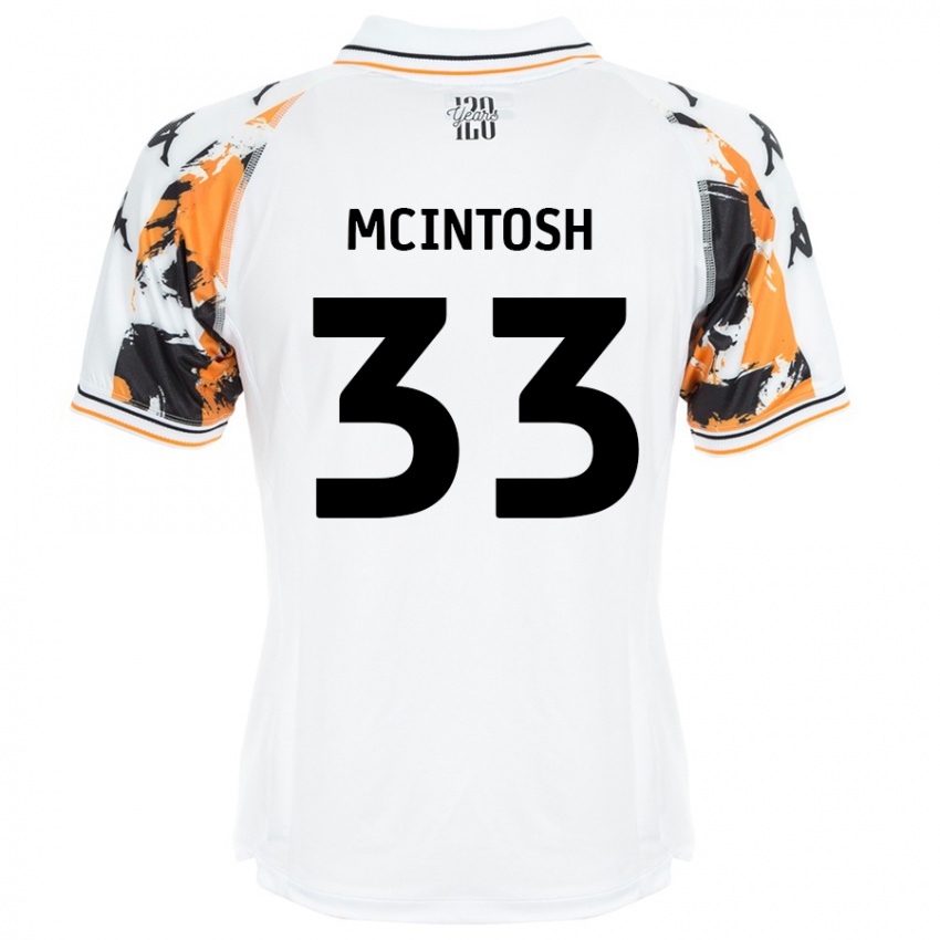 Niño Camiseta Lucy Mcintosh #33 Blanco 2ª Equipación 2024/25 La Camisa Perú