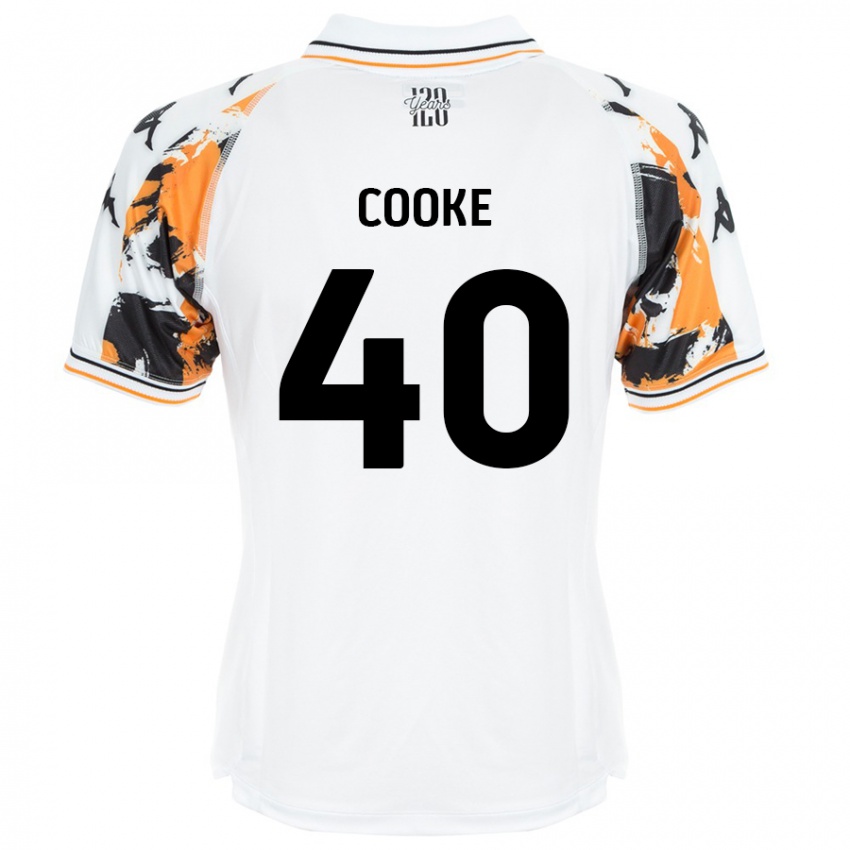 Niño Camiseta Megan Cooke #40 Blanco 2ª Equipación 2024/25 La Camisa Perú