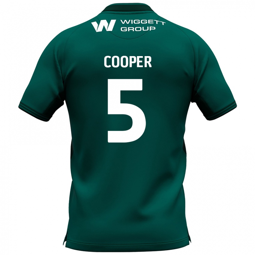 Niño Camiseta Jake Cooper #5 Verde 2ª Equipación 2024/25 La Camisa Perú