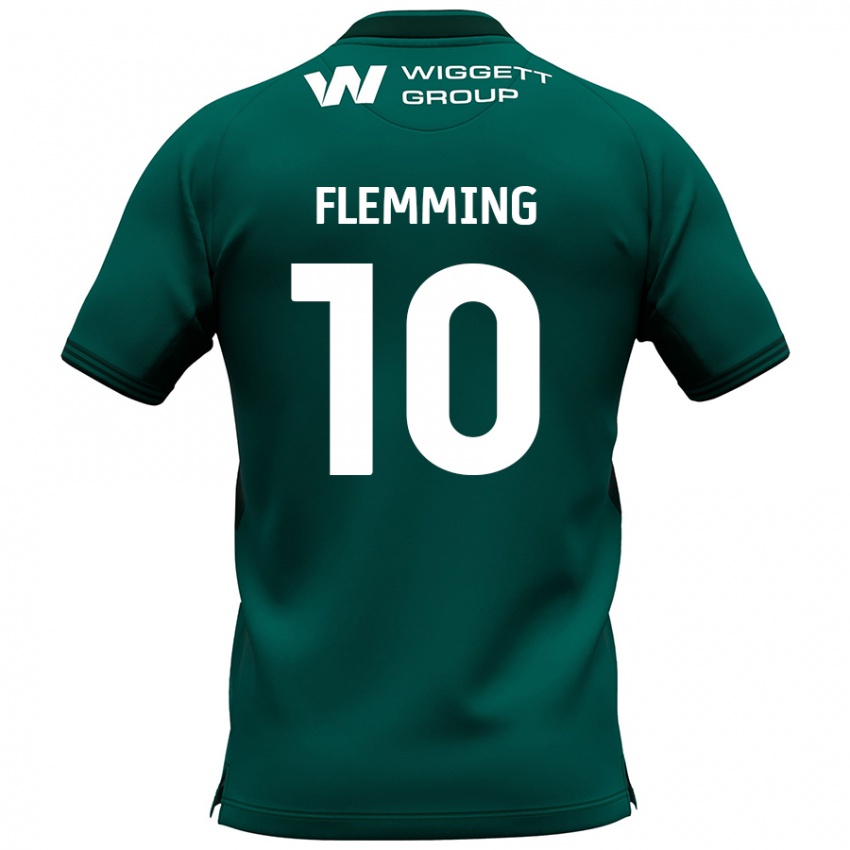 Niño Camiseta Zian Flemming #10 Verde 2ª Equipación 2024/25 La Camisa Perú